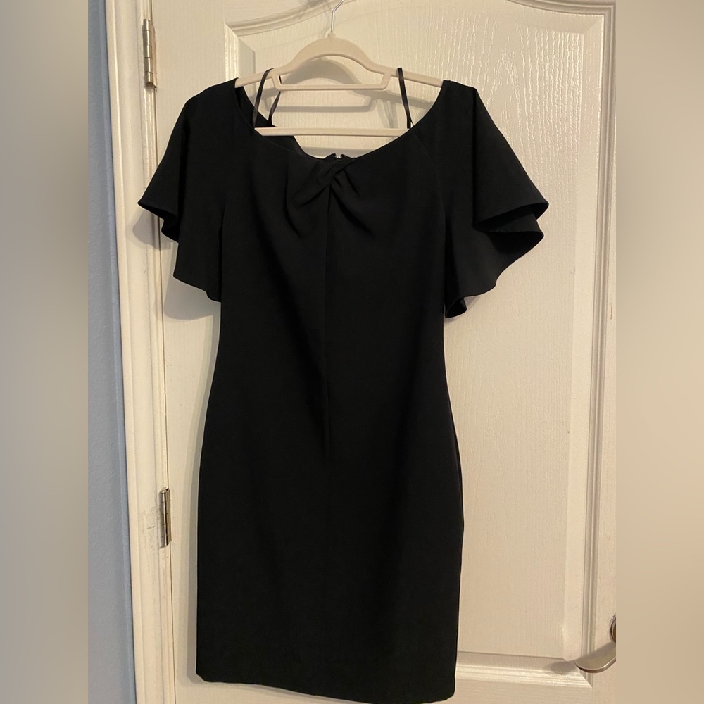 Cenia New York little black dress. Lined.Superb quality and feel sz 4.Worn once